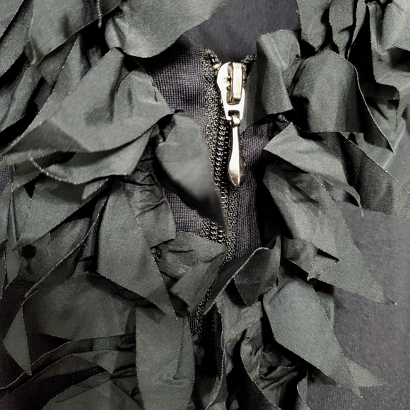 Anne Fontaine Ruffle Zipper Front Sleeveless Top - Picture 5 of 6